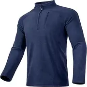 [FREE SOLDIER] AirComfort Men's Quarter-Zip Fleece Sweatshirt