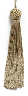 Sandstone Light Beige / 5.5" Chainette Tassels / Color:A10 [Set of 10]