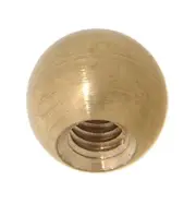 B&P Lamp 3/8" Dia., Brass Ball, Tap 8/32F