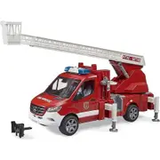 Bruder - Mb Sprinter Fire Service With Turntable Ladder Pump - Light & Sound Module