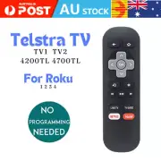 ROKU 4 3 2 1 Telstra TV & TV2 Remote Control Replacement FOXTEL NETFLIX AU STOCK