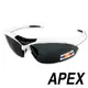 APEX 805B 太陽眼鏡- 白 (可拆式鏡片、通過標準局檢驗、抗眩光、耐撞耐扭，不易變形、美國寶麗萊偏光鏡片、抗紫外線UV400、台灣製)