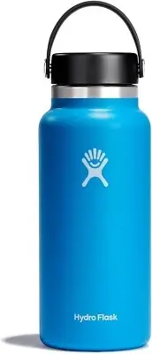 HYDRO FLASK WIDE FLEX CAP Water Bottle - Pacific - (946mL) 32oz - NWT
