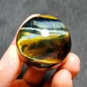 TOP 58.9G 35MM Natural Tiger eye Crystal Sphere Ball 6119+