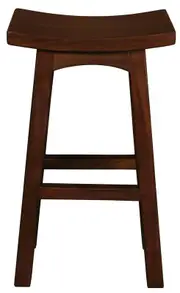 Tokyo Solid Mahogany Timber Barstool (Mahogany)