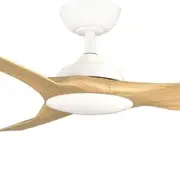 FanForce Capri II 52" DC ABS 3 Blade Smart Ceiling Fan with Remote Control