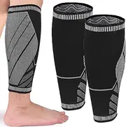 [Comforso] 2 Pcs Football Sock Sleeves for Men Women Leg Warmers Shin Guard Sleeves, Football Sock Sleeves for Teenagers, Anti Slip Leg Sleeve Fits Over Calf Shin Pads Outdoor Sports
