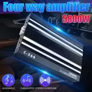 5800W Car Audio Power Stereo Amplifier 4 CH High-Power Audio Powerful Amp H9M3