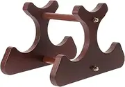European Style Wooden Wine Rack Countertop Wine Bottle Holder Stand Rustic Home Decor