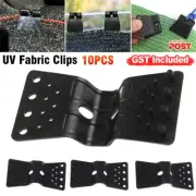 UV Fabric Clips Fasten Hang Expand Shade Cloth Shade Net Clips Black AU