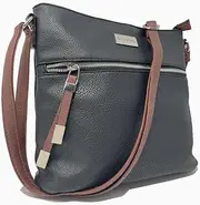 [Savvy Street] Designer Handbags for Women MEGAN Medium Size Smart & Compact Fashion Across Body Shoulder Bag Messenger Bag with Multi Pockets in Premium Supple PU Leather.