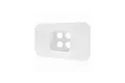 Matchmaster 04MM-DP01 | Recessed 4 Way DigiPORT Wall Plate with Three Blank Inserts