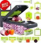 Vegetable Chopper Mandoline Slicer Dicer 8 Blades Container Kitchen Gadgets
