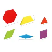 155 Sheets Wood Pattern Puzzle Toy Geometric Shapes Puzzle For 3 To 6 Years Old
