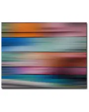 Ready2HangArt Blur Stripes XVII Wrapped Canvas Wall Art by Tristan Scott