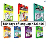 『🔥』180 DAYS OF LANGUAGE FOR K123456 全7冊 180天閱讀 閱讀練習冊學習訓練