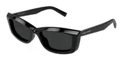 Saint Laurent SL 658 Asian Fit 001 Men's Sunglasses Black Size 54