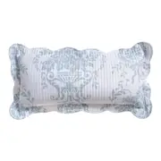 Bianca Florence Coordinate Cushion 60x30cm Sleeping Pillow Home Bedding Blue