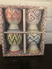 BIA Cordon Bleu New Bone China Marrakech Egg Cups Set of 4 NIB