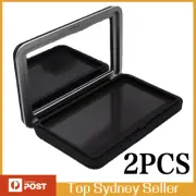 2PCS Make up Magnetic Cosmetics Palette Makeup Box Empty Eyeshadow Blusher DIY