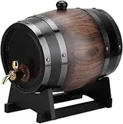 3L Oak Aging Barrel,Vintage Premium Oak Aging Wine Barrel With Faucet,Age Your Own Whiskey,Beer,Wine,Bourbon,Tequila,Rum,Hot Sauc&More For Home,Cafe,Tea House,Restaurant,Hotel