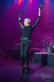 Tyler Glenn of Neon Trees in concert for 987 Kringle Jingle at The- Old Photo 9