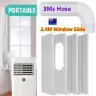 2.4M Sliding Door Window Slide Kit for Portable Air Conditioner with Hose Plate'