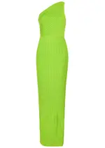 Solace London Adira Plissé Chiffon Maxi Dress - Green - 6 (UK6 / XS) 6 (UK6 / XS)