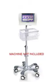 Rolling stand for Nonin Lifesense RespSense patient monitor new (big wheel)