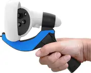 Table Tennis Paddle Grip Handle Compatible For Oculus Quest 2 Touch Controllers Playing Table Tennis Vr Game