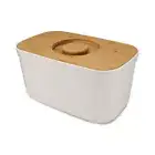 Joseph & Joseph White 37cm Bread Bin Container Storage w/ Cutting Board Lid