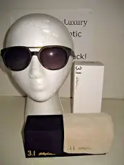 NEW 3.1 Phillip Lim Men Dwayne Oval Tortoise Sunglasses 57/18/135 Handmade Japan