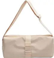 Large Capacity Fitness Bag Oxford Cloth Sports Leisure Yoga Travel Bag Crossbody Tote Bag, White, Small