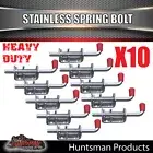 X10 Truck Trailer Stainless Spring Bolt Latch Catch. 12X160MM Tail Gate 4x4 BOAT