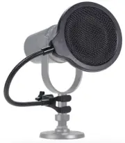 Summon MV7 Microphone Pop Filter Mask Shield For Shure MV7 Mic, 4 Inch 3 Layers