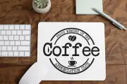 Coffee Appreciation Club Mouse Pad for Computer Office Gaming Desk Non-Slip