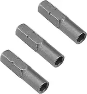 3pcs Manual/Electric Screwdriver Bit Adapter - Hexagonal Handle and Precision Adapter - 6.35mm 1/4" Insert to 4mm
