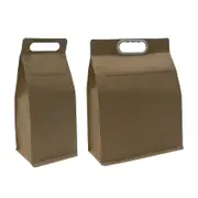 Kraft Paper Aluminum Foil Bags Tote Bags Milk Tea Takeaway Coffee Packaging Bags