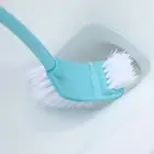 Corner Brush Hanging Dense Bristles Bathroom Toilet Cleaning Brush Plastic