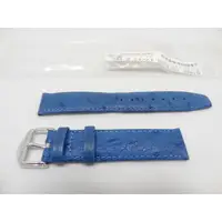 在飛比找蝦皮購物優惠-@ MOVADO 原廠錶帶 (藍)17mm
