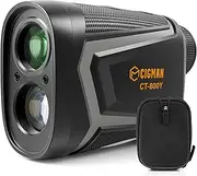 CIGMAN Golf Rangefinder 1000-1200Yards, 6-7X Magnification On/Off Slope Compensation, Type-C Rechargeable Batteries Golf Laser Rangefinder, Flag Pole Locking Vibration, Magnetic Function