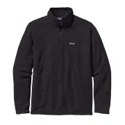 Patagonia Micro D Mens Fleece Pullover - Black - M