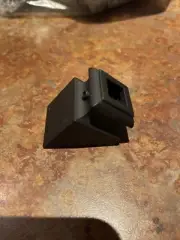 Angled Shoes with Hex Screw For 1/2" Square Balusters - Satin Black, 11 Pieces!