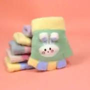 Soft Kids Fingerless Gloves Wool Winter Plush Gloves for 0-2 Years Kids