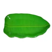 RSINC Banana Leaf Shape South Indian Dinner Lunch Serving Platter Plate 11 INCH