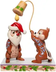 Disney Traditions Snuff Said Chip n Dale Christmas Jim Shore Figurine