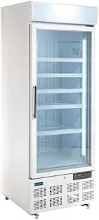 Polar G-Series Upright Display Freezer, 412 Liter Capacity, White