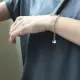 【mittag】diamond heart bracelet_鑽石心手鍊(愛心 簡潔 鑽石切割 925銀 手鍊 mittag 環保銀飾)