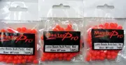 300 x Fishing Lumo Soft Beads Red Round Size Dia 7mm Fishing Tackle Special