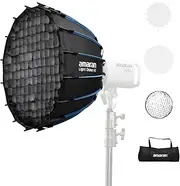 amaran Light Dome 60, 16-Sided Round 60cm Softbox with Quick Release Design, Bowens Mount for Soft Light Modification for Portraits, Interviews and Video Creation